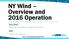 NY Wind Overview and 2016 Operation