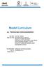 Model Curriculum. 22. Technician-Instrumentation