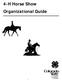 4-H Horse Show Organizational Guide