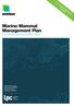 Marine Mammal Management Plan
