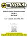 Northern Outlaw Sprint Association NOSA Rule Book. Last Updated: June 19th, 2018