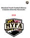Maryland Youth Football Alliance STANDARD OPERATING PROCEDURES