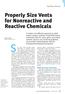 Properly Size Vents for Nonreactive and Reactive Chemicals