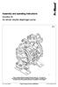 Assembly and operating instructions Duodos 20 Air-driven double diaphragm pump