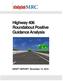 Highway 406 Roundabout Positive Guidance Analysis