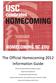 Division of Student Affairs and Academic Support. Department of Student Life. The 2012 Homecoming Commission