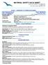 MATERIAL SAFETY DATA SHEET Product Name: Marathon Liquid Bleach 4% Page: 1 of 5 This revision issued: September, 2014