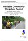 Walkable Community Workshop Report