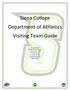 Siena College Department of Athletics Visiting Team Guide
