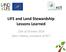 LIFE and Land Stewardship Lessons Learned. 13th of October 2016 Marc Vilahur, president of XCT