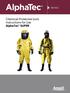 Chemical Protective Suits Instructions for Use AlphaTec SUPER EN 943