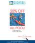 YOUR COMPLETE SPA CARE DISTRIBUTOR 20% OFF ALL POOL! - While supplies last. - Promo Code: POOL. Take a
