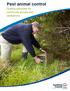 Pest animal control. Guiding principles for community groups and landowners