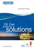 FLEXIBLE ENGINEERING SOLUTIONS. Corporate Profile. Oil, Gas. solutions. & Marine.