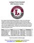 Lockport Porter Baseball 2015 Summer Camps