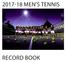 MEN S TENNIS RECORD BOOK