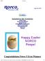 Included in this Newsletter. Happy Easter