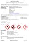 SAFETY DATA SHEET. CLASSIFICATION Flammable aerosol, Category 1 Skin irritant, Category 2