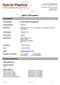 SAFETY DATA SHEET. Silsesquioxanes, 3-[(1-oxo-2-propen-1-yl)oxy]propyl, hydroxyterminated. 55 Runnels Dr. Hattiesburg, MS US
