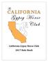 California Gypsy Horse Club 2017 Rule Book