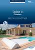 Igloo II. procopi.com. Igloo II protects beautiful pools. Above-ground Automatic Covers. For existing pools or pools under construction