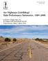 Are Highways Crumbling? State Performance Summaries,