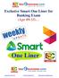 Exclusive Smart One Liner for Banking Exam (Apr 09-15)