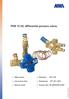 PVM 15-50, differential pressure valves