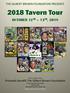 2018 Tavern Tour OCTOBER 12 TH 13 TH, 2018 THE GILBERT BROWN FOUNDATION PRESENTS