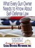 What Every Gun Owner Needs to Know About Self-Defense Law