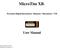 MicroTim XB. User Manual. Precision Digital Barometric Altimeter / Barometer / VSI. Document Revision 1.0 Firmware Version 3.0