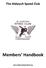 The Aldwych Speed Club. Members Handbook.
