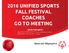 2016 UNIFIED SPORTS FALL FESTIVAL COACHES 1 GO TO MEETING