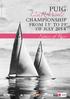 PUIG CHAMPIONSHIP FROM 13 TO 19 OF JULY mR World ITMA. Notice of Race. International Twelve Metre Association