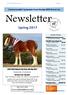 Newsletter. Spring Supreme Champion.   Commonwealth Clydesdale Horse Society NSW Branch Inc.