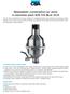 Wastewater combination air valve in stainless steel AISI 316 Mod. SCS