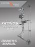 ARCHERY KRONOS. Compound Bow OWNER S MANUAL