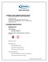 Safety Data Sheet. 1. PRODUCT AND COMPANY IDENTIFICATION Product Name: Ultrafoam TM Silicon Carbide Foam 2. HAZARDS IDENTIFICATION