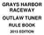 GRAYS HARBOR RACEWAY OUTLAW TUNER