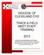 DIOCESE OF CLEVELAND CYO TRACK & FIELD MEET STAFF TRAINING