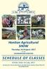 Honiton Agricultural SHOW. Thursday, 3rd August, 2017 AT THE SHOWGROUND HONITON SCHEDULE OF CLASSES. Entries Close 1st July, 2017