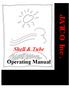 Shell & Tube. JATCO Inc. Operating Manual