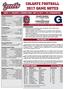 COLGATE FOOTBALL 2017 GAME NOTES