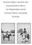 Temora Show Society Inc Annual Horse Show 22 September 2018 Temora Show Grounds Temora.