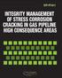 INTEGRITY MANAGEMENT OF STRESS CORROSION CRACKING IN GAS PIPELINE HIGH CONSEQUENCE AREAS
