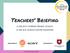 Teachers Briefing 22 FEB 2018, TAMPINES PRIMARY SCHOOL 23 FEB 2018, SCIENCE CENTRE SINGAPORE   1