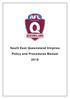 South East Queensland Umpires. Policy and Procedures Manual