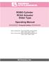 ROBO Cylinder RCA2 Actuator Slider Type Operating Manual