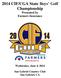 2014 CIF/CGA State Boys Golf Championship Presented by Farmers Insurance