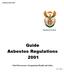 Guide Asbestos Regulations 2001